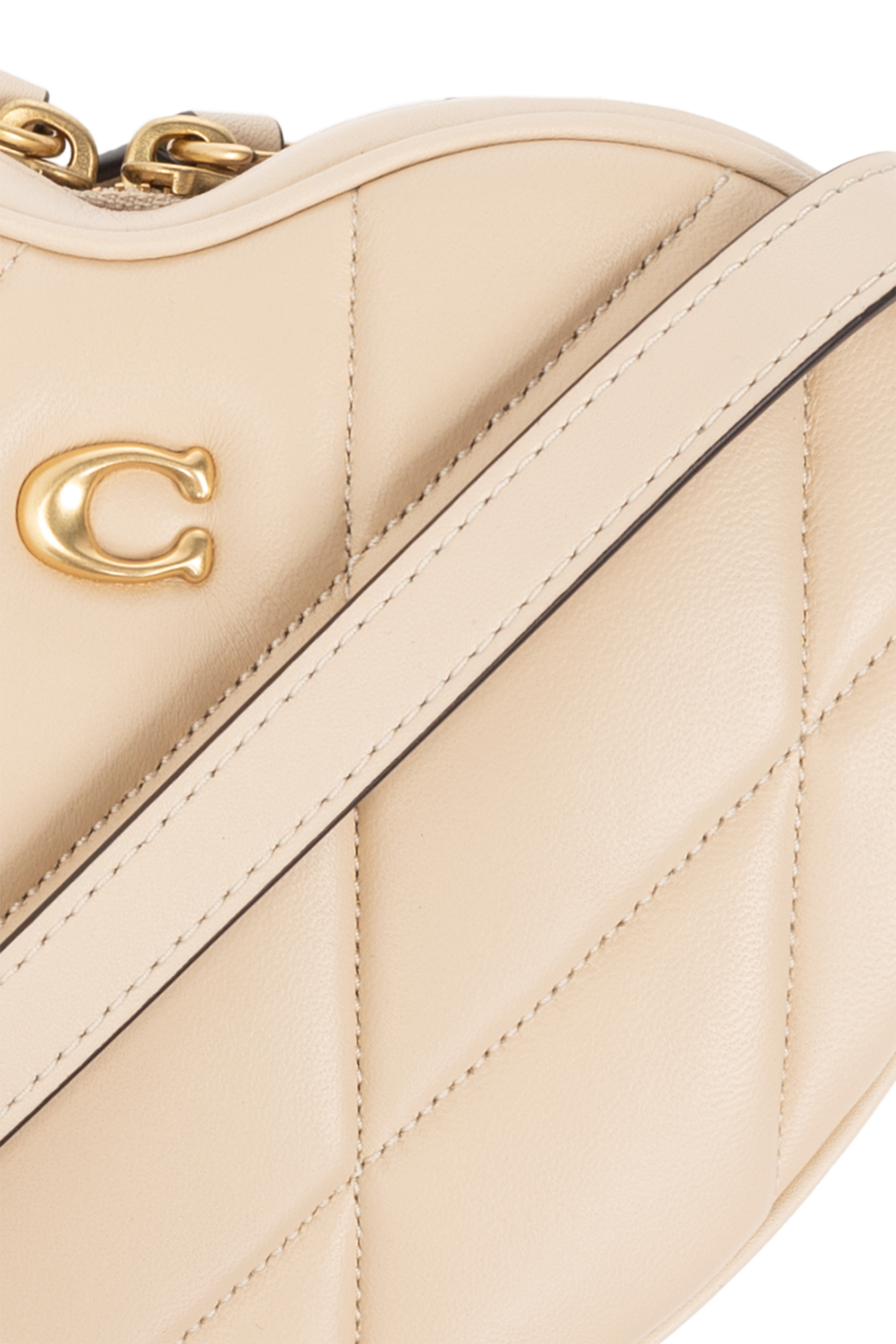 Cream 'Heart' shoulder bag Coach - Vitkac Canada